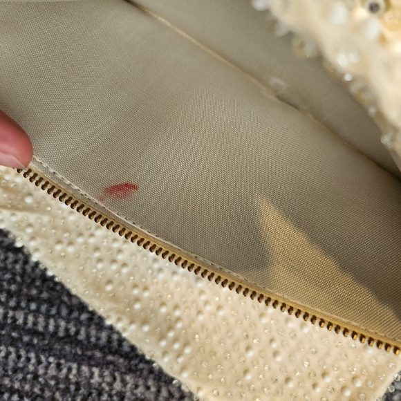 Vintage Corde-Bead By Lumered Hand Beaded Clutch Wallet Made in USA - Picture 9 of 14